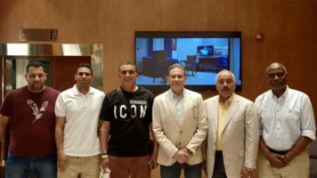بوابة روز اليوسف | التحدى الليبي يكرم خالد جلال وجهازه بعد نهاية الموسم