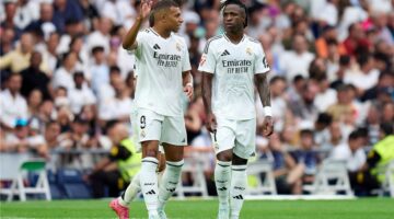 موقف مبابي وفينيسيوس من مباراة ريال مدريد وسيلتا فيجو