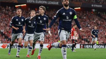فيديو | مانشستر يونايتد يفوز على أتلتيك بلباو بثلاثية ويضع قدماً في نهائي الدوري الأوروبي
