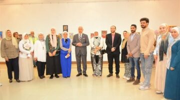 معرض فني داخل جامعة أسيوط يجسّد إبداع الطلاب بروح حلمي التوني