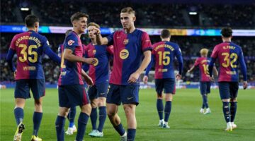 رجل مباراة برشلونة وبلد الوليد في الدوري الإسباني