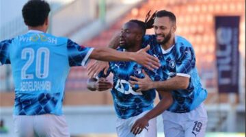 فيديو | مروان حمدي يسجل هدف تعادل بيراميدز أمام البنك الأهلي