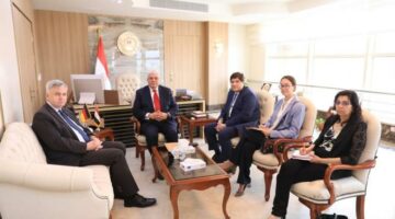 وزير التعليم العالي يبحث سبل تعزيز التعاون مع سفير ألمانيا الاتحادية