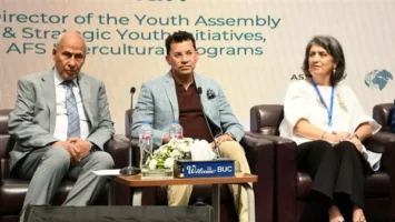وزير الشباب والرياضة يشهد المنتدى الإقليمي لشباب AFS بجامعة بدر