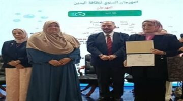 جامعة السادات تتألق في احتفالية غسيل الأيدي وتحقق إنجازًا فريدًا في مكافحة العدوى