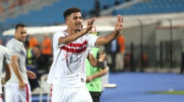 حسام عبد المجيد يحرز هدف تعادل الزمالك أمام بتروجت