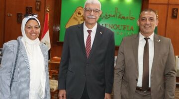 رئيس جامعة المنوفية يصدر قرارات بتعيين وكلاء جدد بكلية التربية الرياضية