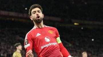 برونو فرنانديز لاعب الشهر فى مانشستر يونايتد للمرة الثالثة على التوالى