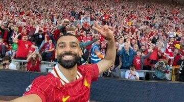 هزة أرضية تضرب ملعب أنفيلد بعد هدف محمد صلاح ضد توتنهام