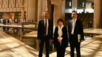 المتحف المصري الكبير يستقبل رئيس جمهورية جزر القمر ووزيرة التعليم والثقافة اليابانية