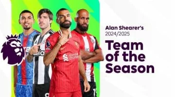 محمد صلاح يتصدر التشكيل المثالي الرسمي للدوري الإنجليزي في موسم 2024-25