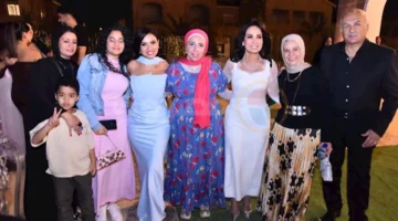 أمل رزق تحتفل بعقد قران ابنتها هيا كتكت بحضور نجوم الفن
