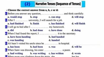 بالاجابات 300 سؤال جرامر في اللغة الإنجليزية لـ الثانوية العامة 2025