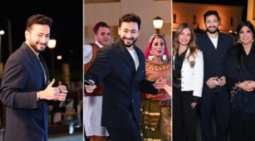 حمادة هلال يحيي حقل زفاف جماعي لـ 200 فتاة بمشاركة فرقة الفلكلور البدوي وحضور ليلى علوي وإلهام شاهين وفيفي عبده | ألبوم