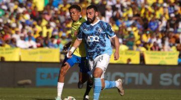 التعادل الإيجابي ينهي مباراة بيراميدز وصن داونز