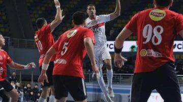 الشوط الأول.. يد الأهلي تتفوق على الزمالك 15-12 في السوبر الأفريقي