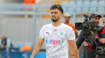 صلاح محسن يسجل الهدف الأول للمصري في شباك الأهلي