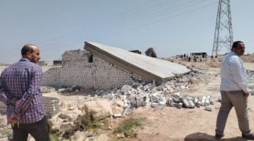 جهاز مدينة برج العرب الجديدة يزيل مخالفات بناء وإشغالات بعدة مناطق