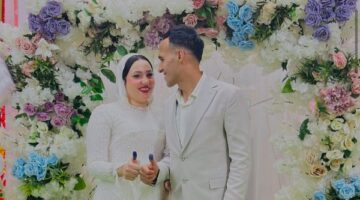ناصر منسي يحتفل بعقد قرانه ويشارك الجمهور فرحته