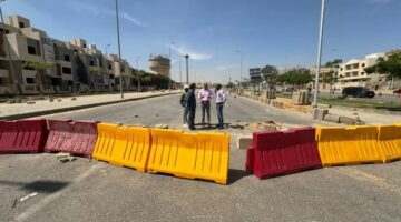 بدء أعمال تطوير شارع التسعين الشمالي بالقاهرة الجديدة