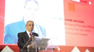 عمرو موسى مصدر إلهام وتكريمه من الغرفة السويسرية يجسد عمق العلاقات بين البلدين
