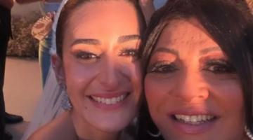 حفل زفاف أمينة خليل.. مشاهد مؤثرة والدها يبكي من الفرحة وهالة صدقي تحتضنها