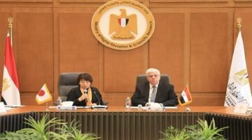 وزير التعليم العالي يبحث مع نظيرته اليابانية كيفية تطوير التعليم العالي والبحث العلمي