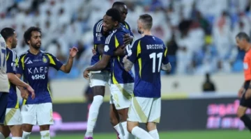 النصر يمطر شباك الأخدود بتسعة أهداف