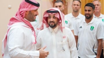 رياض محرز: شرف عظيم بلقاء ولي العهد