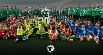 الاتحاد السعودي يختتم برنامجه الرياضي في مخيم الزعتري بالأردن