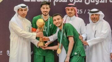 تتويج نادي النور ببطولة دوري الدرجة الأولى لكرة قدم الصالات