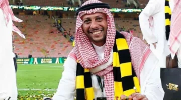 لؤي مشعبي يحتفل بالثنائية التاريخية للاتحاد