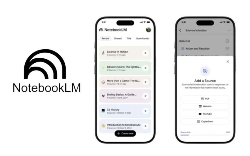 جوجل تطلق رسميًا تطبيق NotebookLM مجانًا | البوابة التقنية
