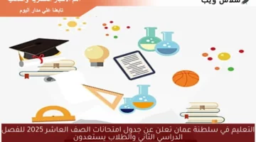 التعليم في سلطنة عمان تعلن عن جدول امتحانات الصف العاشر 2025 للفصل الدراسي الثاني والطلاب يستعدون