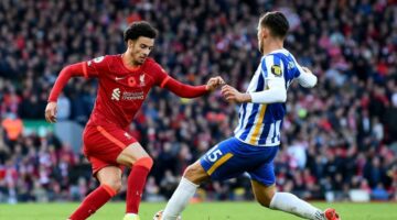 اليوم.. ليفربول «المتوج» يواجه برايتون في مباراة شكلية بالدوري الإنجليزي
