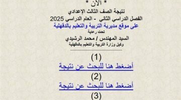 ظهرت الآن رسميا برقم الجلوس.. نتيجة الشهادة الاعدادية بالدقهلية الترم الثاني 2025