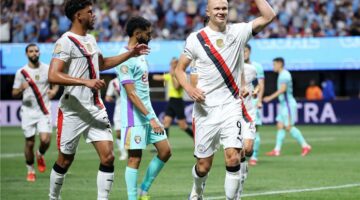 فيديو | بخطأ رامي ربيعة.. هالاند يسجل هدف مانشستر سيتي الثالث أمام العين