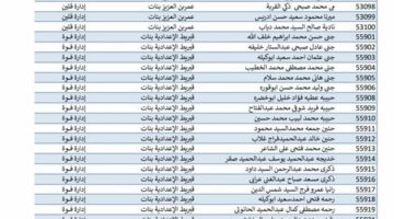 اعرف مجموعك كام بالاسم.. نتيجة الشهادة الاعدادية 2025 بكفر الشيخ بصيغة pdf