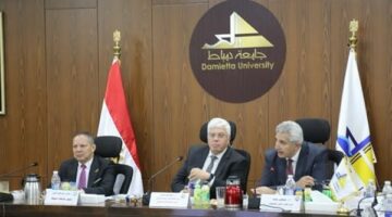 وزير التعليم العالي يترأس اجتماع المجلس الأعلى للجامعات بجامعة دمياط