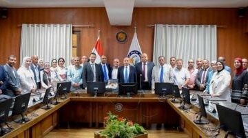 رئيس جامعة بنى سويف يرأس مجلس شئون التعليم والطلاب