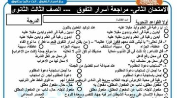 الثانوية العامة 2025.. أسرار التفوق.. 7 امتحانات متوقعة في اللغة العربية
