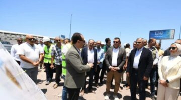 وزير الإسكان يتفقد مشروع توسعة وتطوير كورنيش الإسكندرية