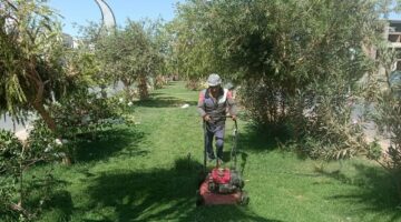 تكثيف أعمال صيانة الحدائق والمتنزهات بالمدن الجديدة لاستقبال المواطنين بعيد الأضحى