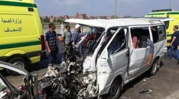 إصابة معلمين في حادث سير بطريق أسيوط – المنيا أثناء المشاركة في تصحيح الدبلومات الفنية