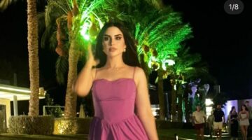زوجة حارس مرمى الزمالك تخطف الأنظار