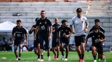 لقطات من استعدادات الأهلي قبل مواجهة بورتو .. صور