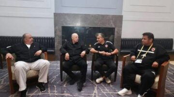 هاني أبو ريدة يزور بعثة الأهلي في نيوجيرسي قبل مواجهة بالميراس ..شاهد