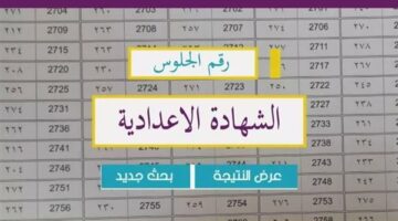 خطوات الاستعلام عن نتيجة الشهادة الاعدادية بالجيزة 2025