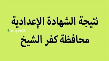بالاسم بس دلوقتي هتقدر تعرف نتيجه الشهاده الاعداديه محافظه كفر الشيخ.. استعلام من بوابة النتائج بوزارة التعليم